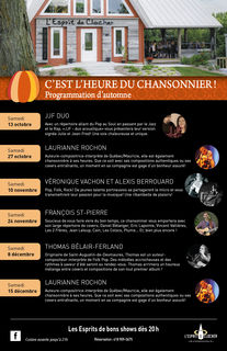 Programmation d'automne